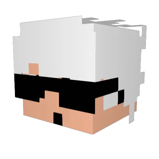 Titi021 Minecraft avatar head, 3D render