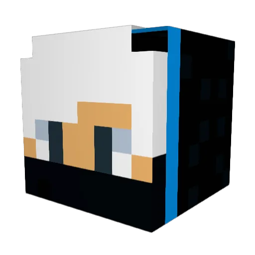 TitianSky54 Minecraft avatar head, 3D render