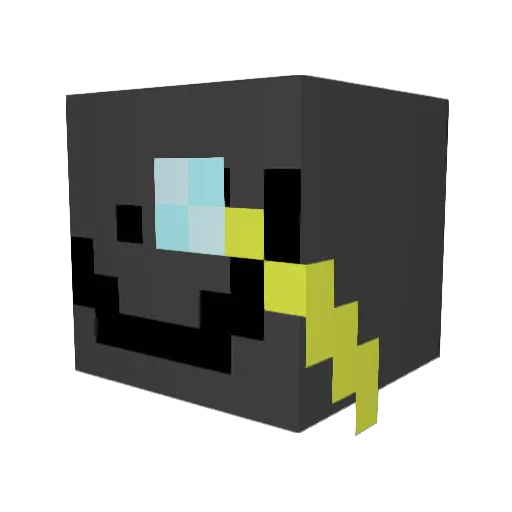 Titim75 Minecraft avatar head, 3D render
