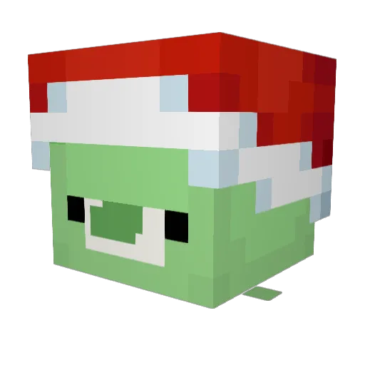 Titimoth Minecraft avatar head, 3D render