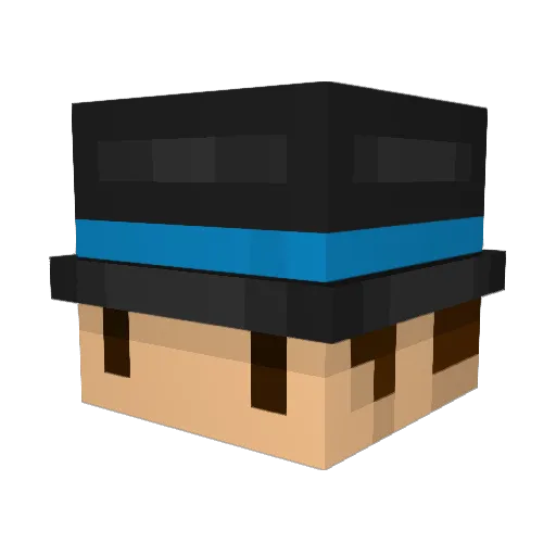 TitleCRI Minecraft avatar head, 3D render