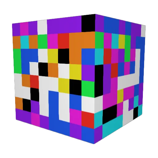 Title_Name101 Minecraft avatar head, 3D render