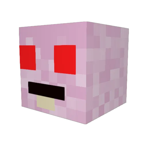 TitlingGoose326 Minecraft avatar head, 3D render