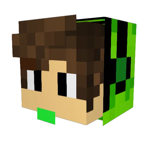 Tito0023 Minecraft avatar head, 3D render