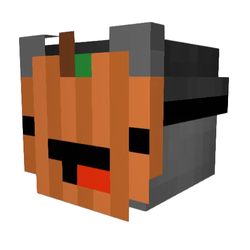 TitoEnco Minecraft avatar head, 3D render