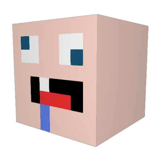 TitoForever_xD Minecraft avatar head, 3D render