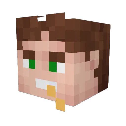 Tito_xddd Minecraft avatar head, 3D render