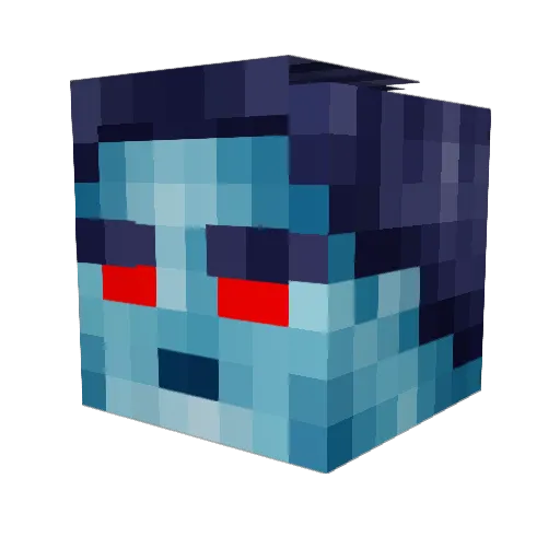 Titris_Thrawns Minecraft avatar head, 3D render