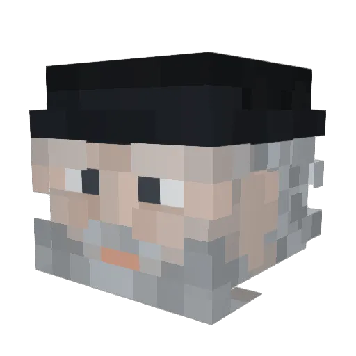 TittleLidKickler Minecraft avatar head, 3D render