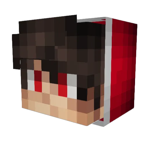 Tittles Minecraft avatar head, 3D render