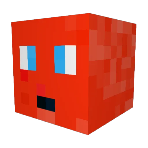 Titto27 Minecraft avatar head, 3D render