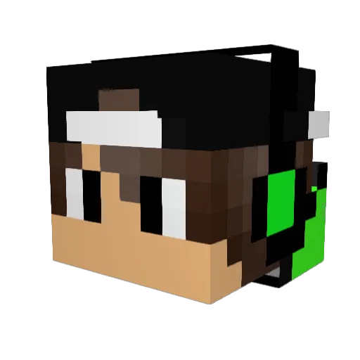 TitusR9 Minecraft avatar head, 3D render
