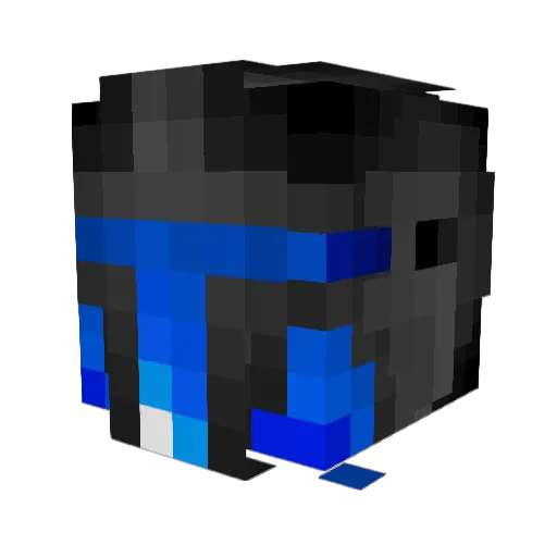 Titziko Minecraft avatar head, 3D render