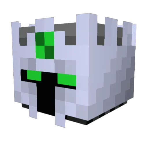 Tivajh Minecraft avatar head, 3D render
