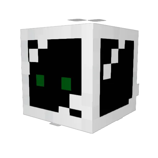 TixhoBraje Minecraft avatar head, 3D render