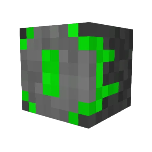Tixonics Minecraft avatar head, 3D render
