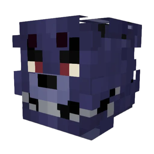 Tixxer Minecraft avatar head, 3D render