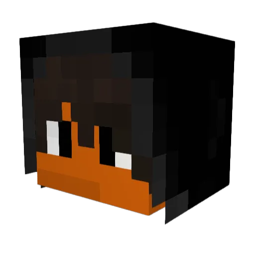 Tiyson Minecraft avatar head, 3D render