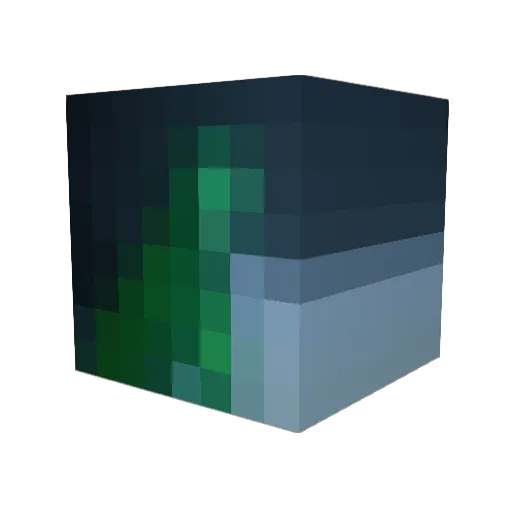 Tiz3n Minecraft avatar head, 3D render