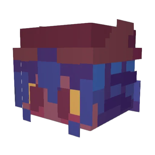 Tizano Minecraft avatar head, 3D render