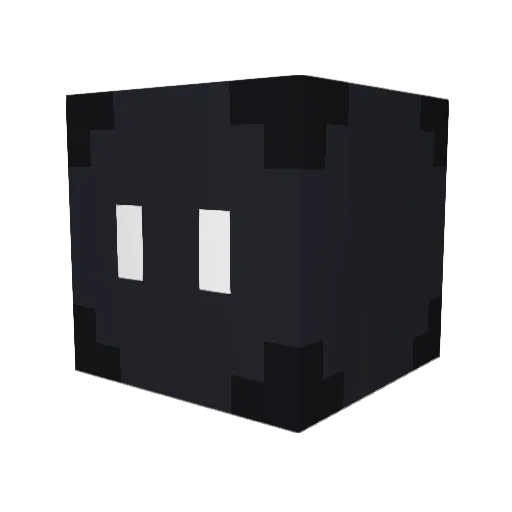 Tizens Minecraft avatar head, 3D render