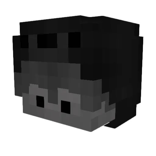 TizianGeramont Minecraft avatar head, 3D render