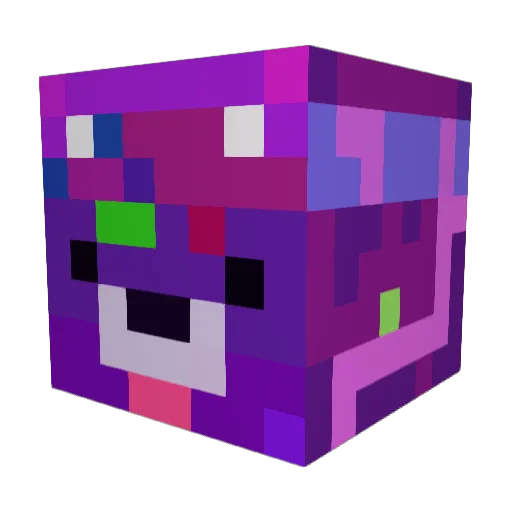 TizzoMoon Minecraft avatar head, 3D render
