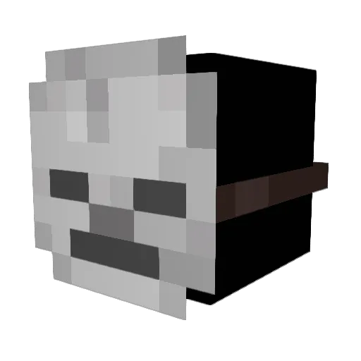 Tj11__ Minecraft avatar head, 3D render