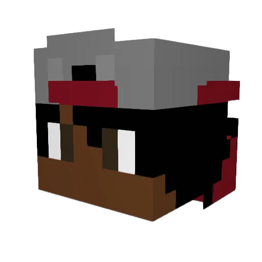 TjAngel2015 Minecraft avatar head, 3D render
