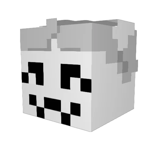TjBoss_1 Minecraft avatar head, 3D render