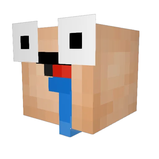 Tj_Thunder54 Minecraft avatar head, 3D render