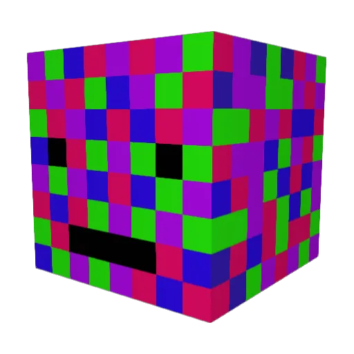 Tjajasd Minecraft avatar head, 3D render