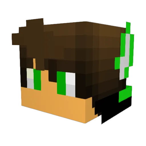 Tjcar626 Minecraft avatar head, 3D render