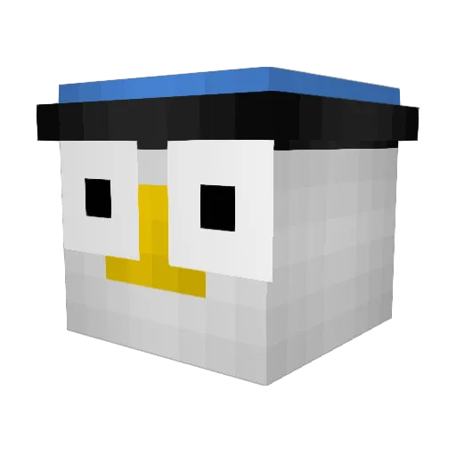 Tjcoop1 Minecraft avatar head, 3D render