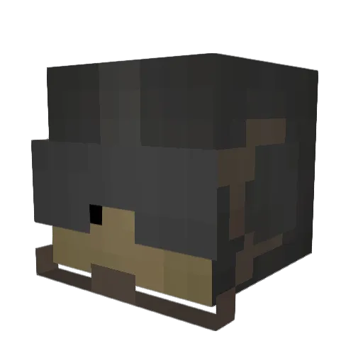 Tjerno_ Minecraft avatar head, 3D render