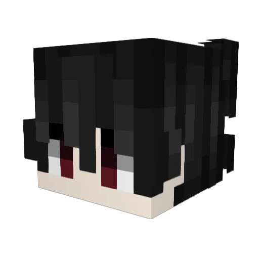TjiangT Minecraft avatar head, 3D render