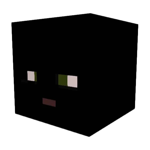 Tjonge Minecraft avatar head, 3D render