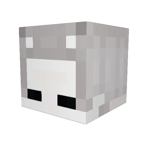 Tk208 Minecraft avatar head, 3D render