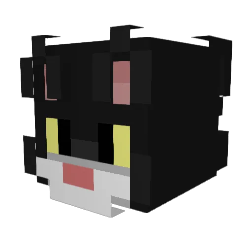 Tkchau Minecraft avatar head, 3D render