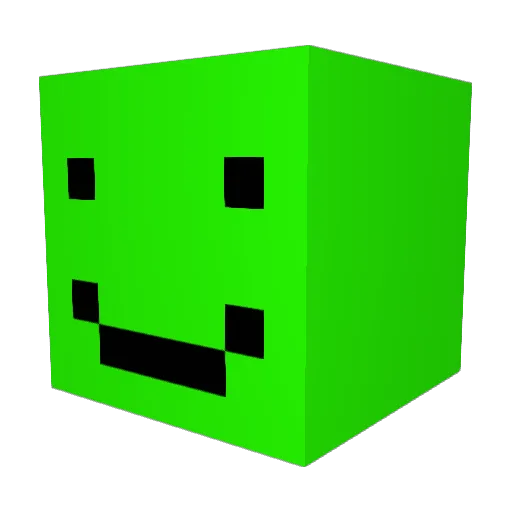 Tkdl42_ Minecraft avatar head, 3D render