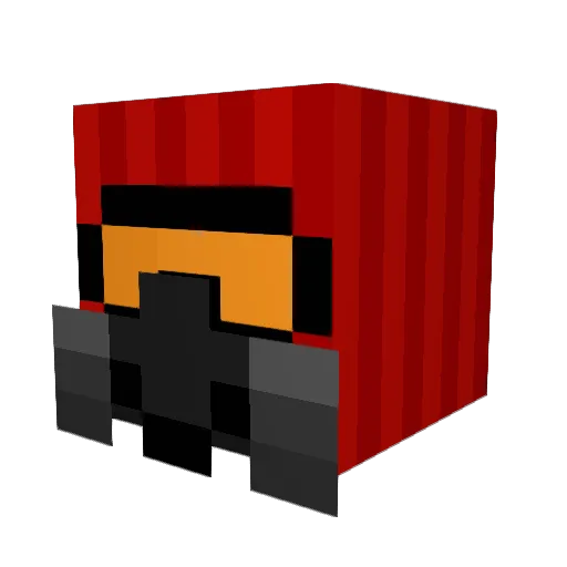 Tkirton Minecraft avatar head, 3D render