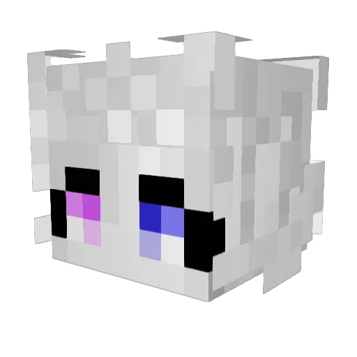 Tkmifire Minecraft avatar head, 3D render