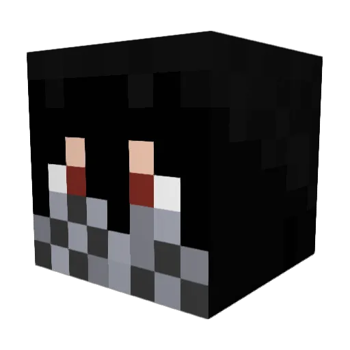 Tkmxqrd Minecraft avatar head, 3D render