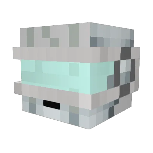 Tkrs Minecraft avatar head, 3D render