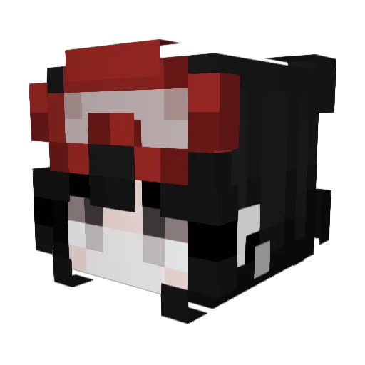 TlDALE Minecraft avatar head, 3D render