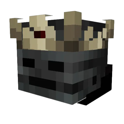 TlT0S Minecraft avatar head, 3D render