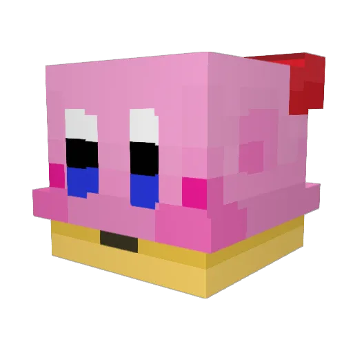 TlTTlEES Minecraft avatar head, 3D render
