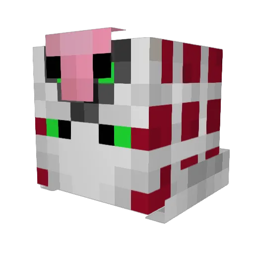 TleSr Minecraft avatar head, 3D render