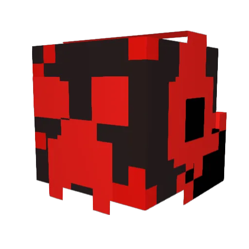Tleg1 Minecraft avatar head, 3D render