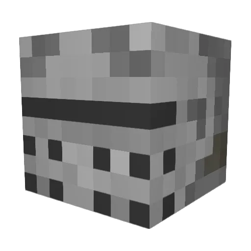 TliNator Minecraft avatar head, 3D render
